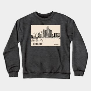 Detroit - Michigan Crewneck Sweatshirt